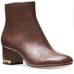 Michael Kors Leather Ankle Booties